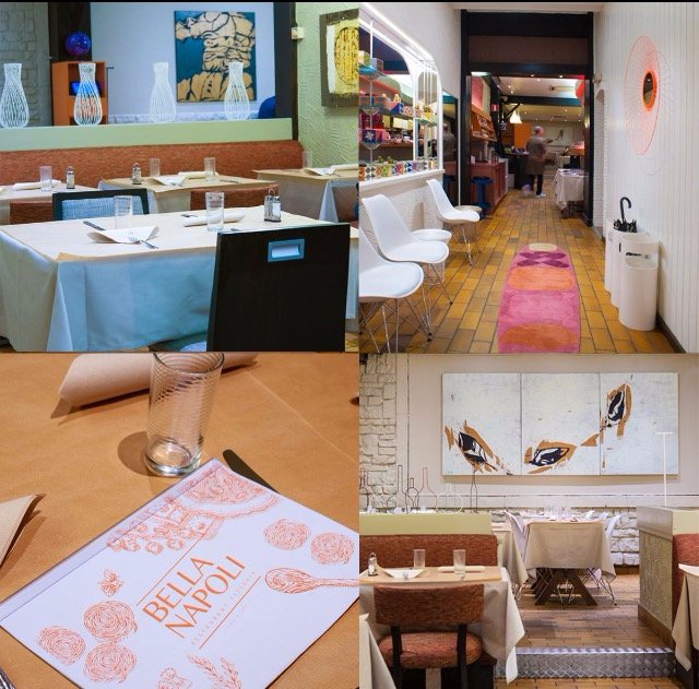 Salle du restaurant Bella Napoli
